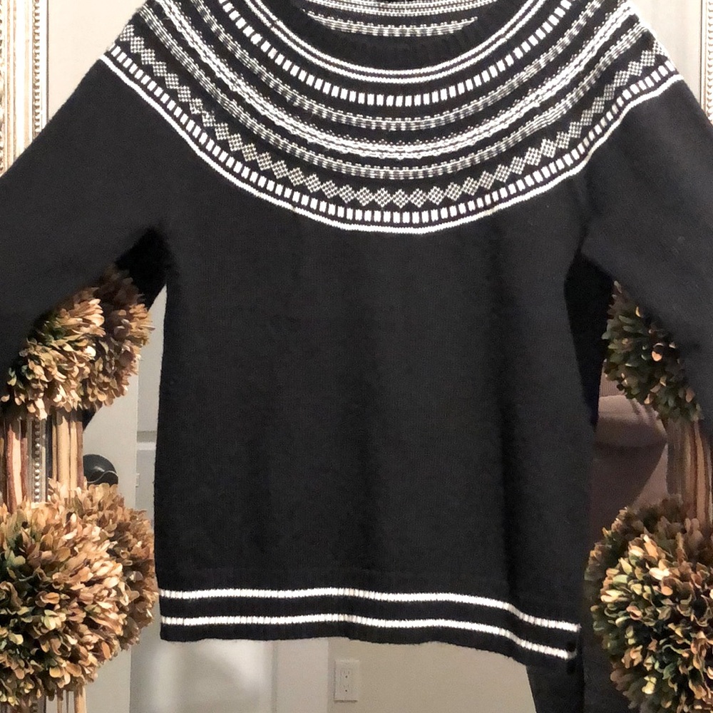 SzS Fair Isle crewneck pullover sweater